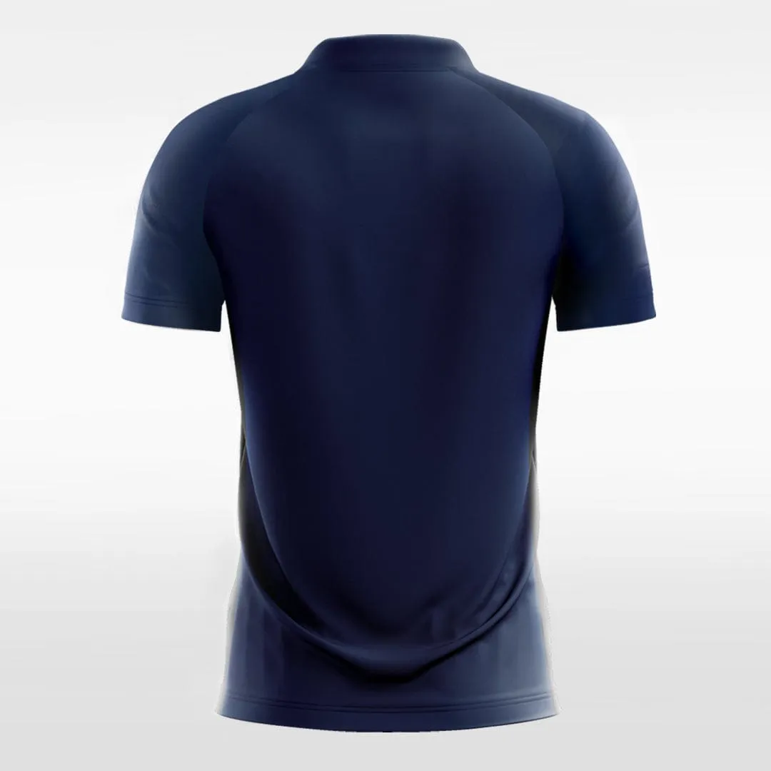 Cool Gradient - Custom Kids Soccer Jerseys Navy Blue Design