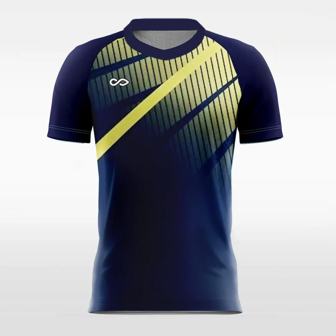 Cool Gradient - Custom Kids Soccer Jerseys Navy Blue Design