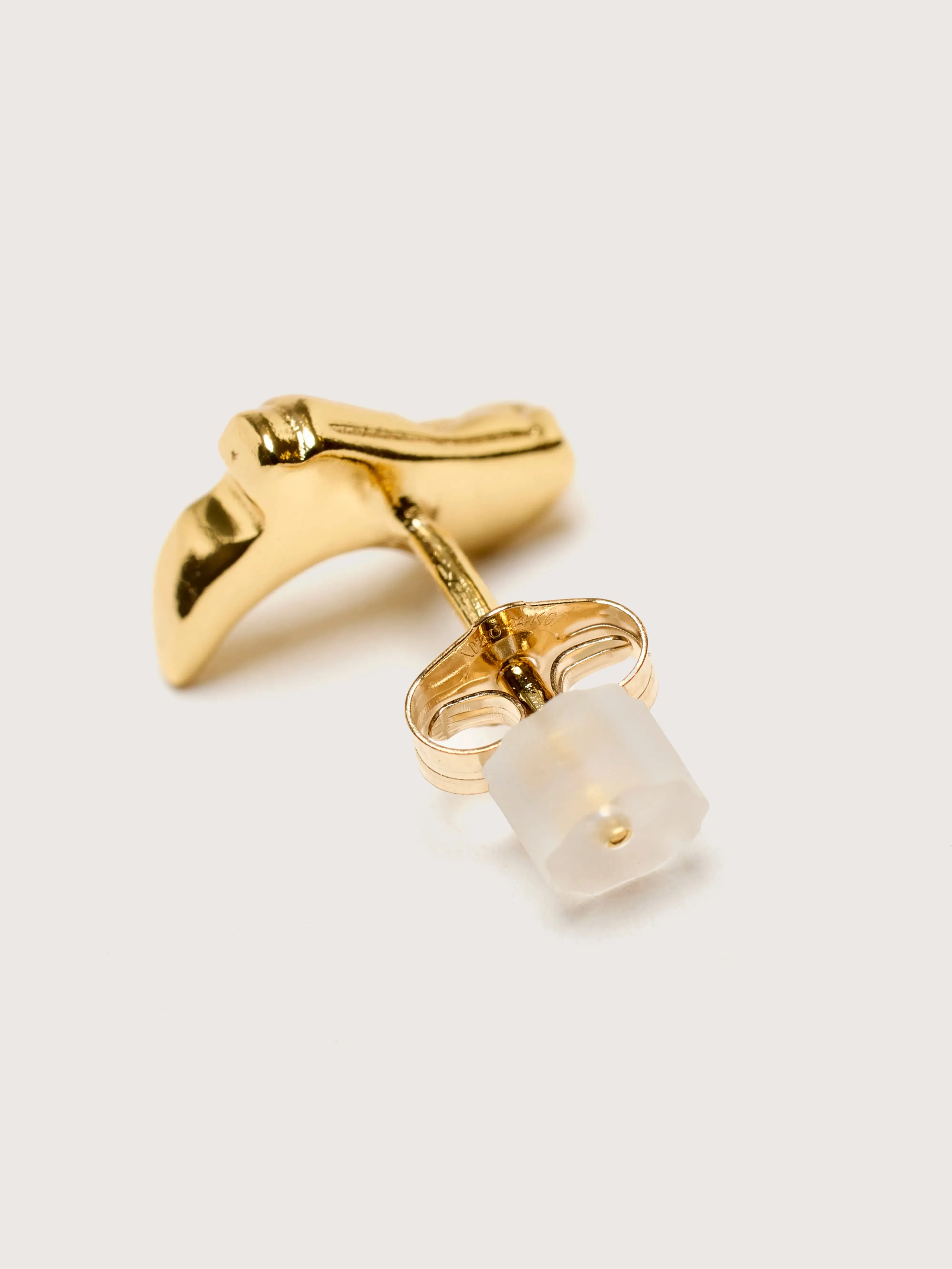 Cowboy Boot Stud Earrings (242 / W / GOLD)