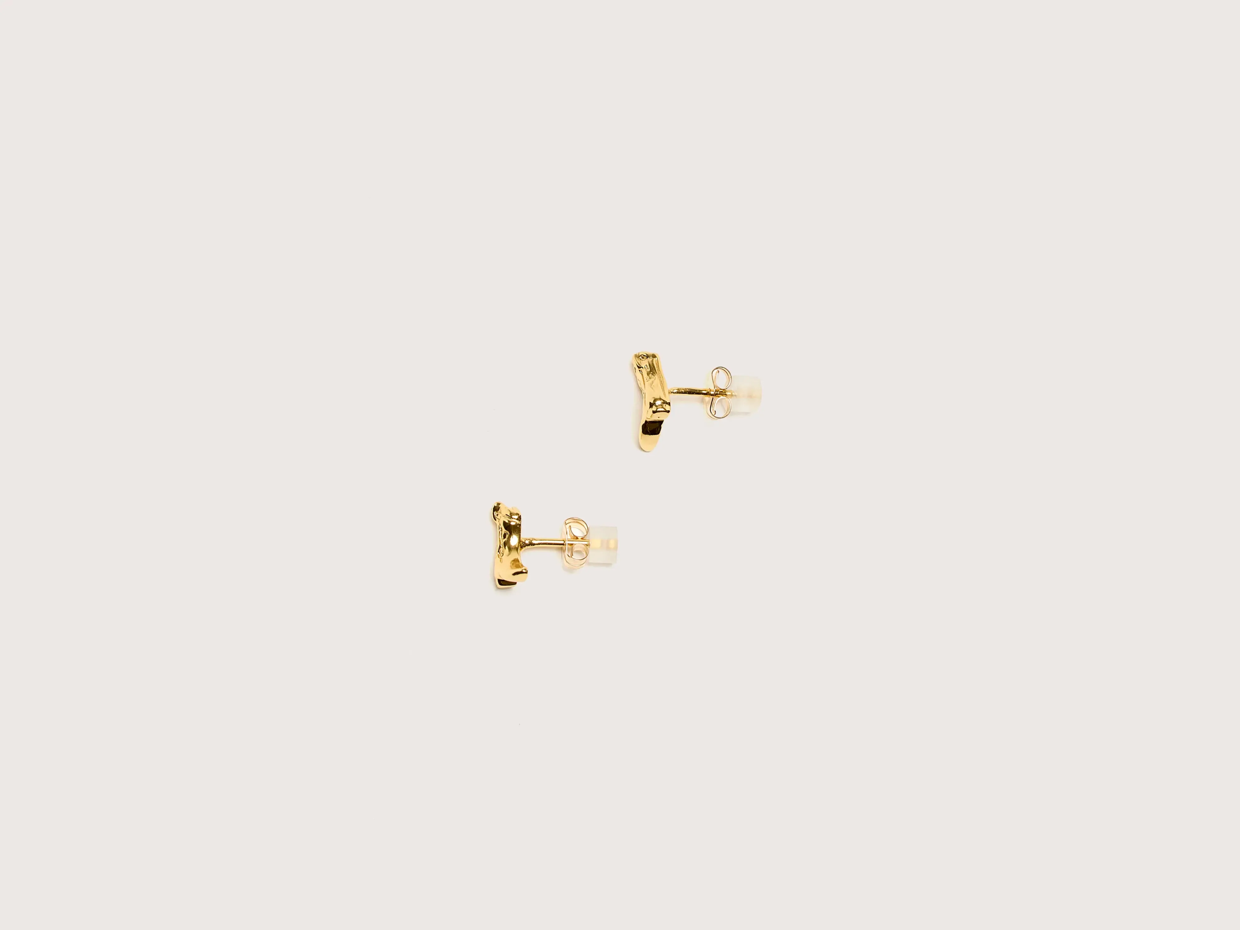 Cowboy Boot Stud Earrings (242 / W / GOLD)