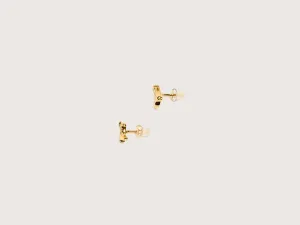 Cowboy Boot Stud Earrings (242 / W / GOLD)