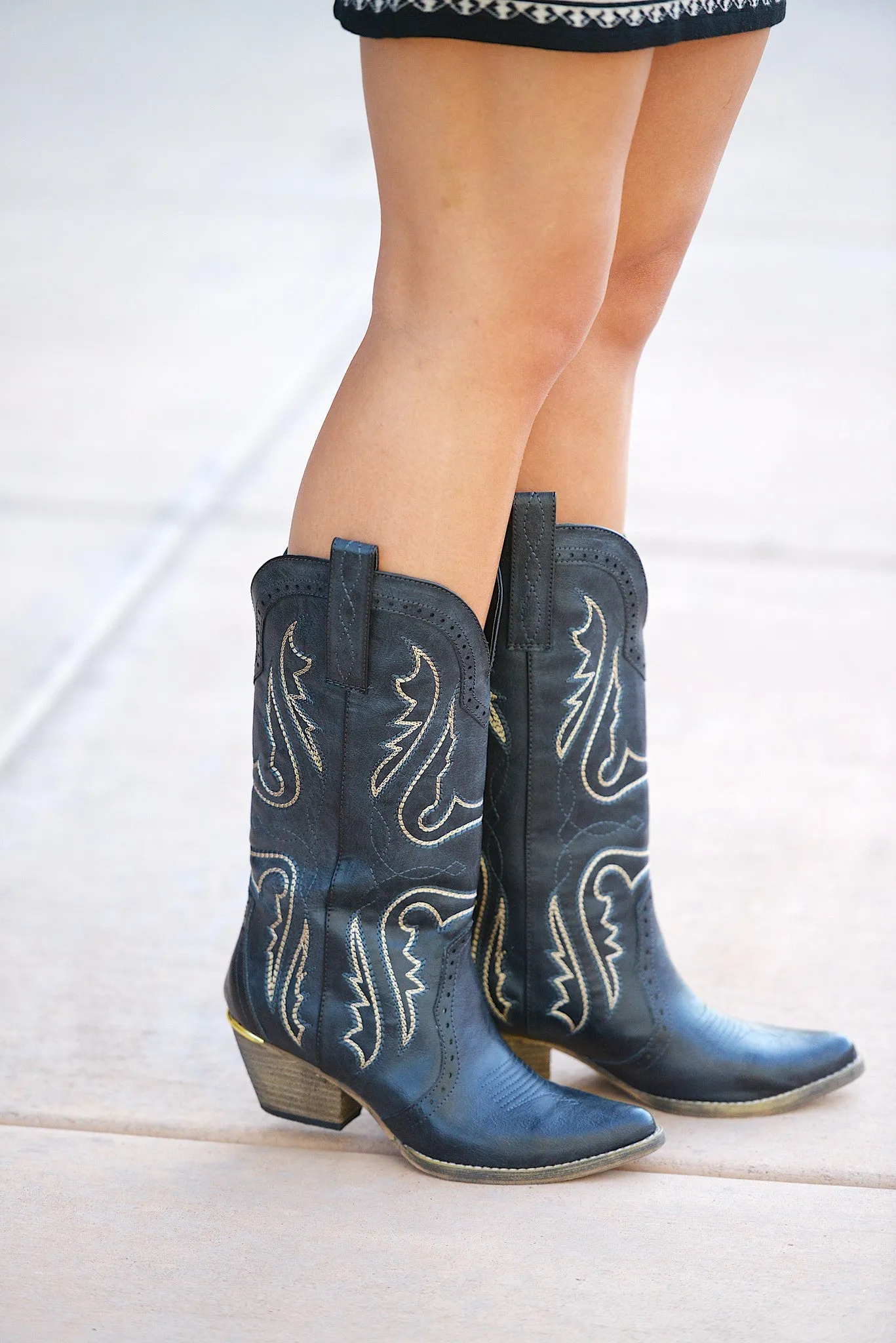 Cowboy Take Me Away Boots - Black