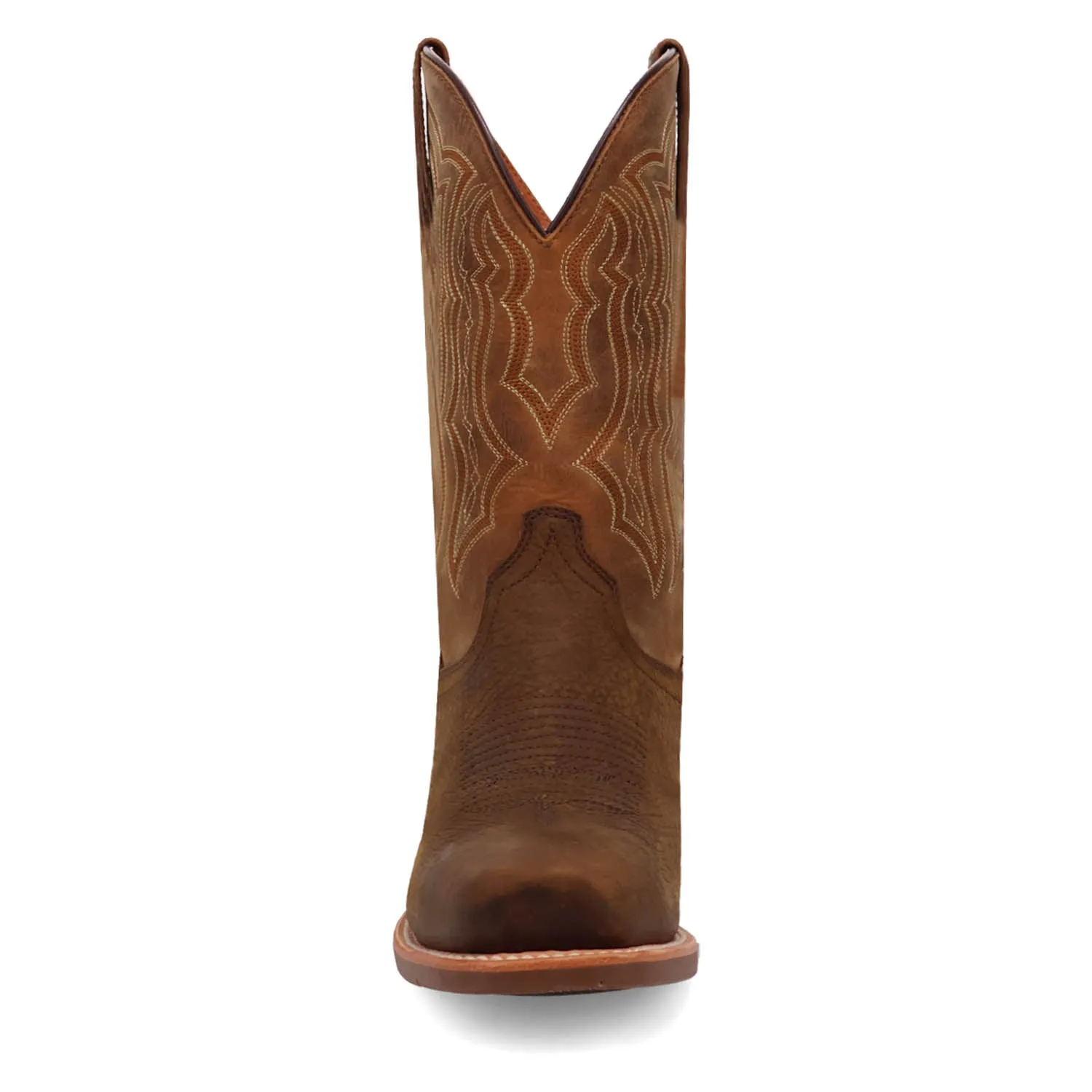Dan Post Mens Creed Chocolate/Tan Leather Cowboy Boots