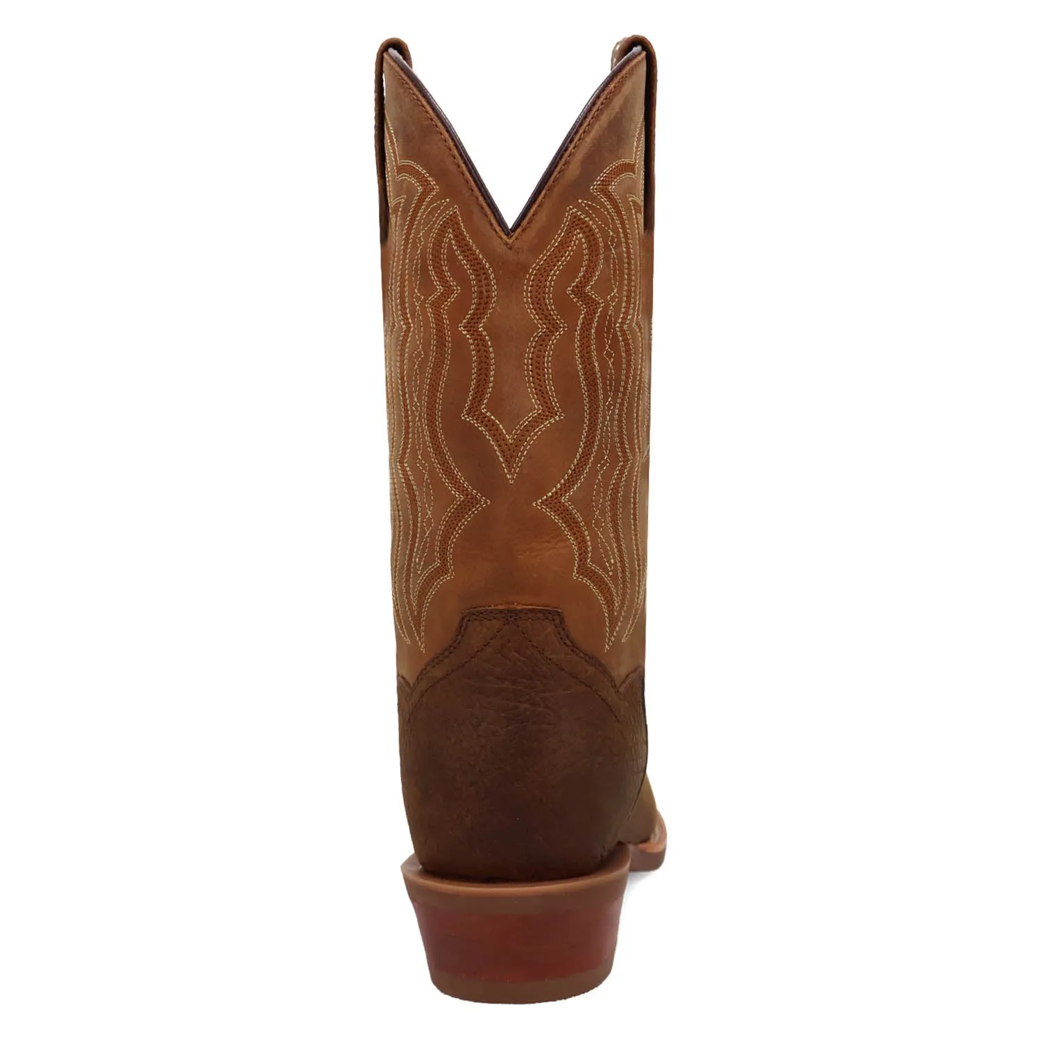 Dan Post Mens Creed Chocolate/Tan Leather Cowboy Boots
