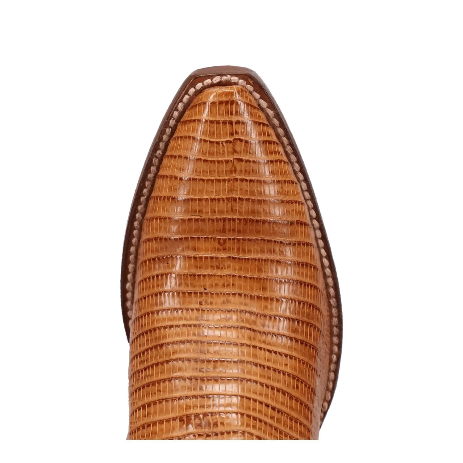 Dan Post Womens Celine Tan/Brown Lizard Cowboy Boots