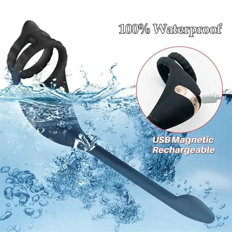 Delayed Semen Locking Vibration Ring