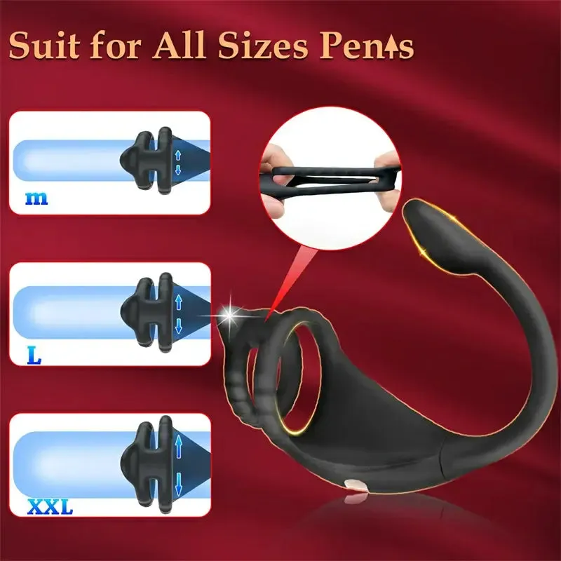 Delayed Semen Locking Vibration Ring