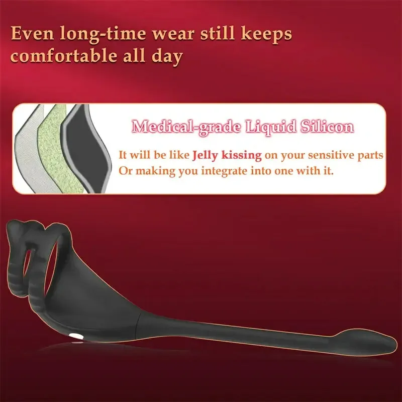 Delayed Semen Locking Vibration Ring