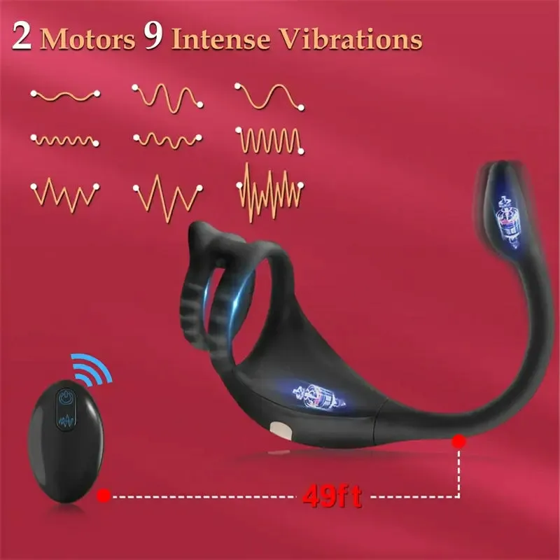 Delayed Semen Locking Vibration Ring