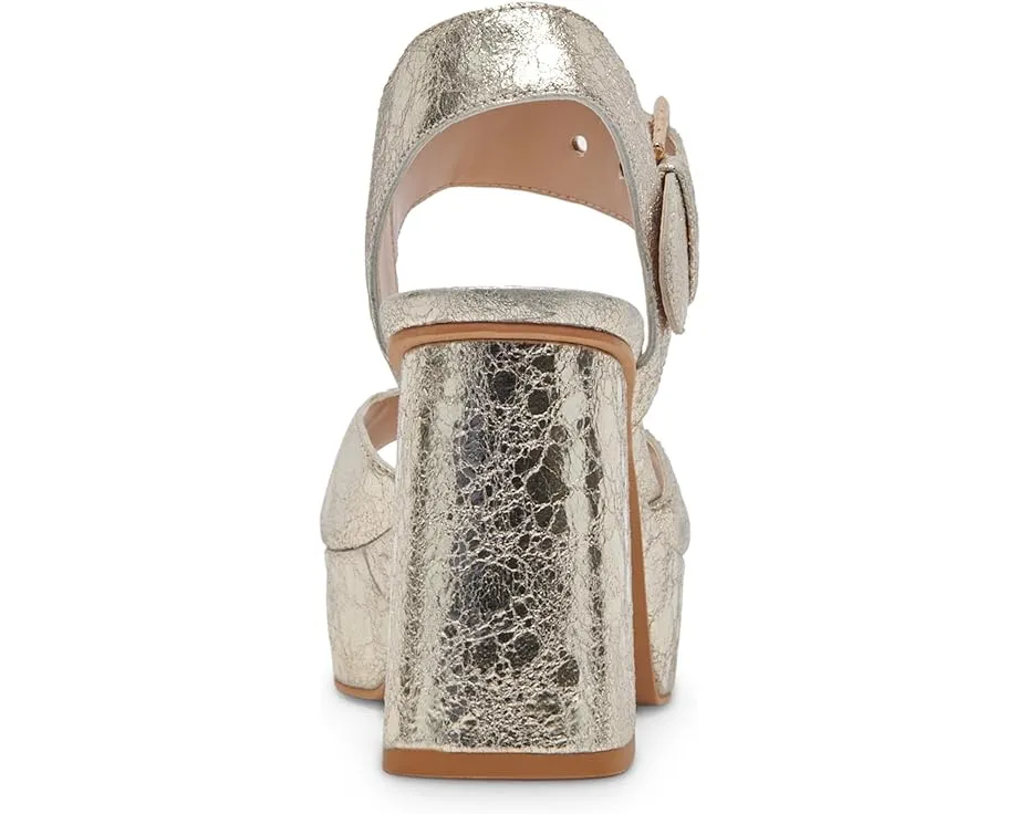 Dolce Vita Bobby Sandals in Platinum Leather