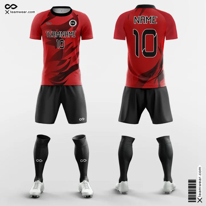 Fire Graphic - Custom Soccer Jerseys Kit Sublimated for Youth
