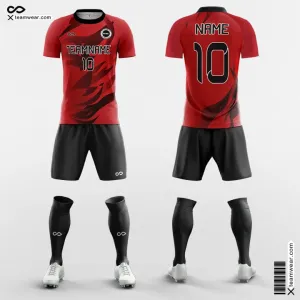 Fire Graphic - Custom Soccer Jerseys Kit Sublimated for Youth