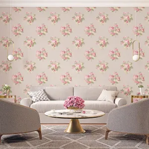 Galerie Classic Bouquet Wallpaper Pink G78501