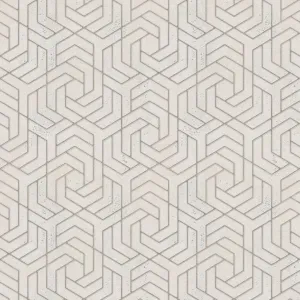 Galerie Hex Geometric Wallpaper Beige 32608