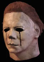 Halloween II Micheal Myers Blood Tears Deluxe Mask by Trick or Treat Studios