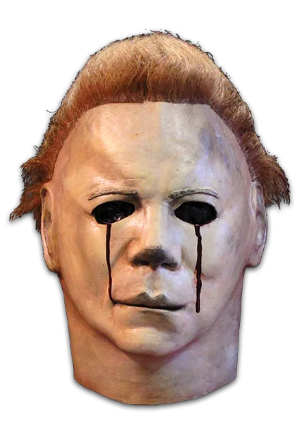 Halloween II Micheal Myers Blood Tears Deluxe Mask by Trick or Treat Studios