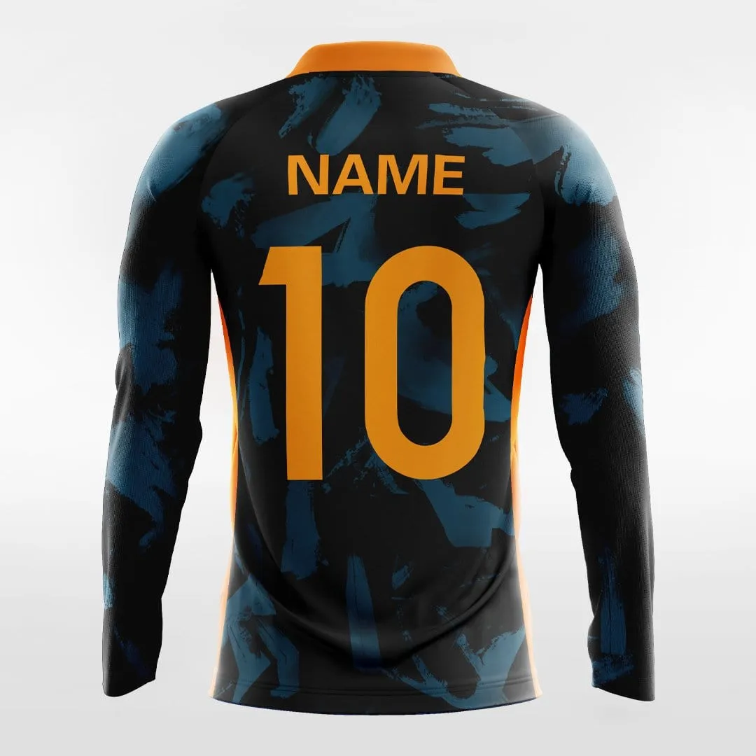 Ink - Customized Men's Sublimated Long Sleeve Soccer Jersey