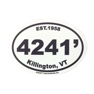Killington Euro Sticker