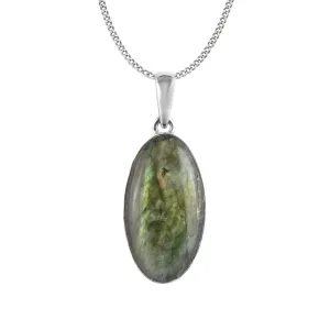 Labradorite Sterling Silver Pendant