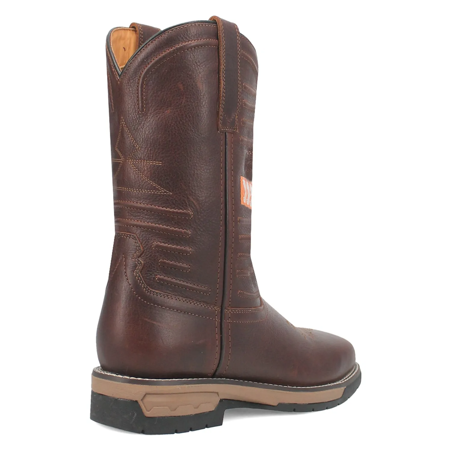 Laredo Mens Workhorse Brown Leather Work Boots 11.5 D