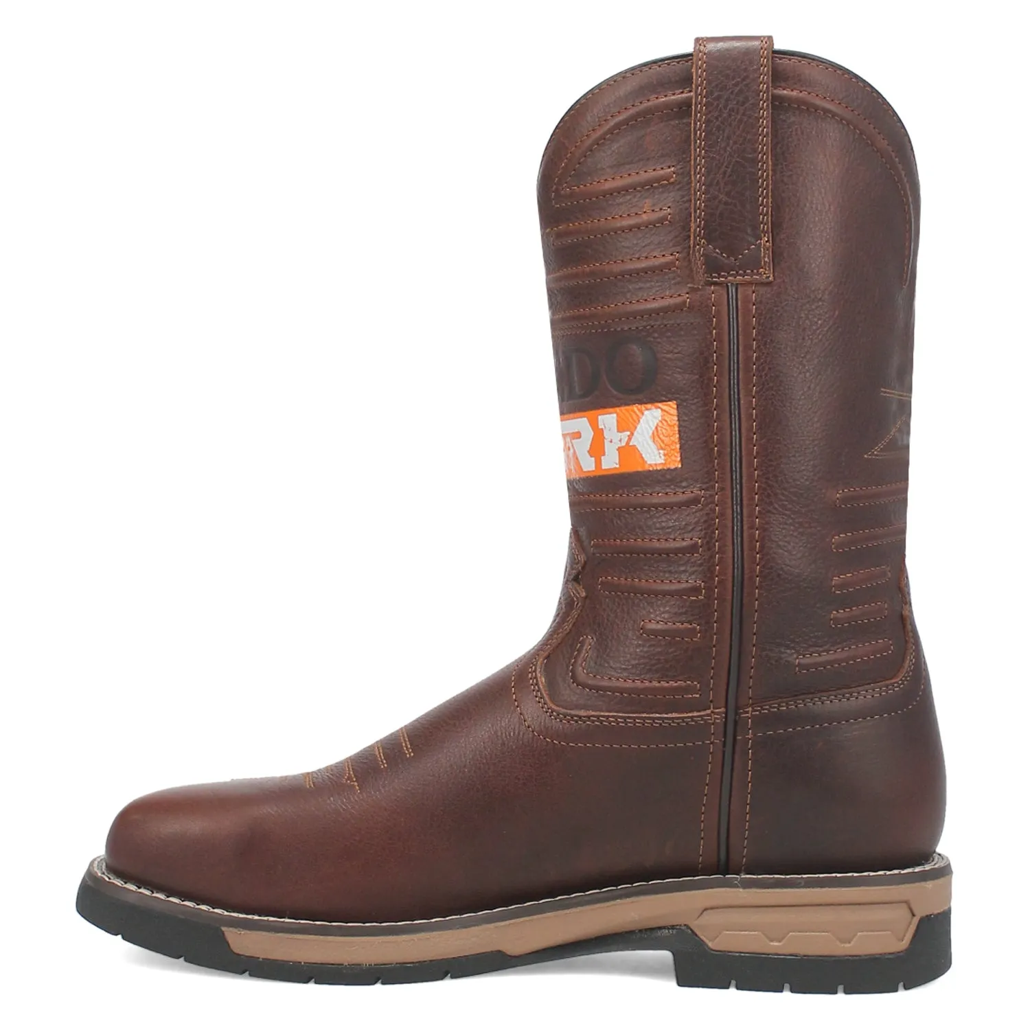 Laredo Mens Workhorse Brown Leather Work Boots 11.5 D