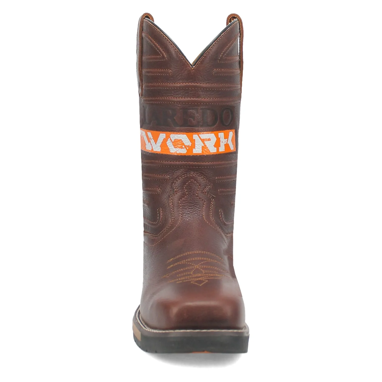 Laredo Mens Workhorse Brown Leather Work Boots 11.5 D