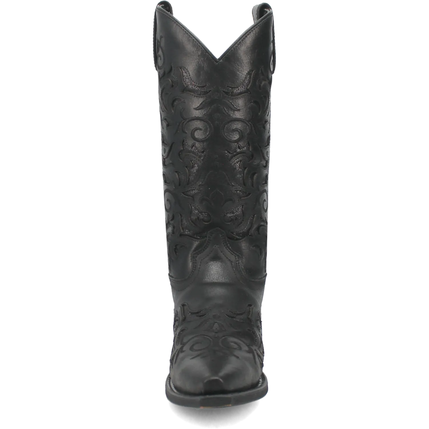 Laredo Women's 12" Night Sky Snip Toe Western Boot - Black 52450