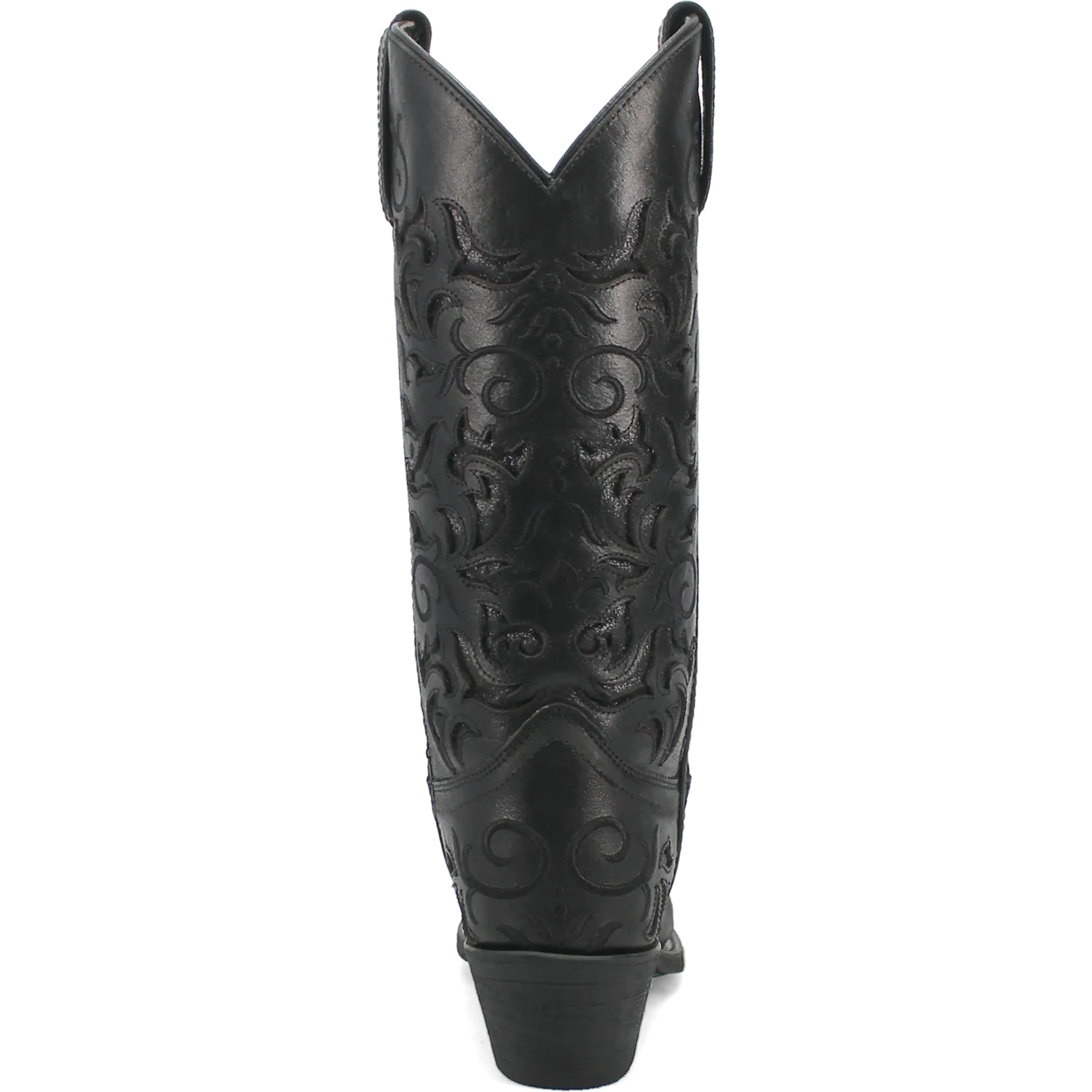 Laredo Women's 12" Night Sky Snip Toe Western Boot - Black 52450
