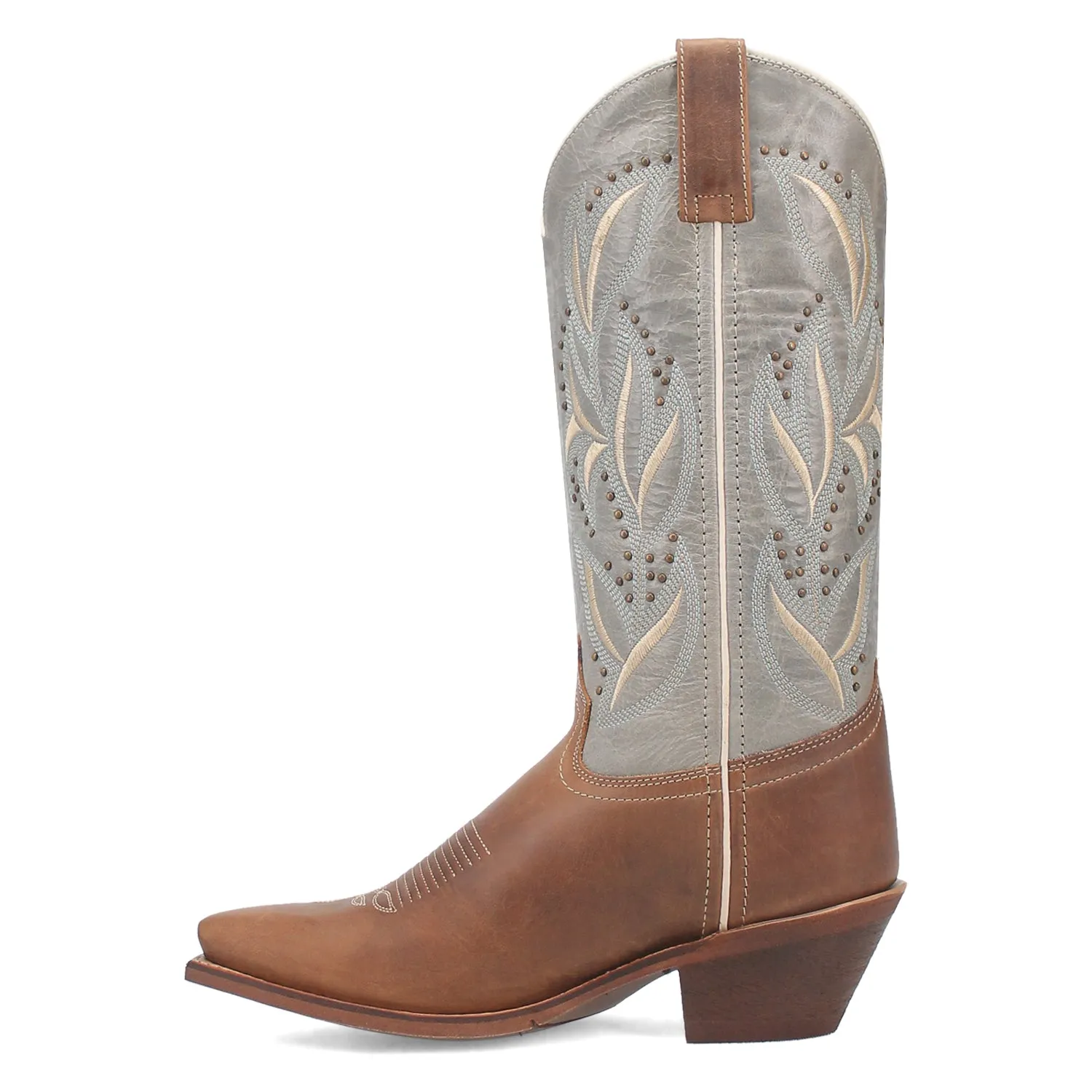 Laredo Womens Larissa Honey Leather Cowboy Boots