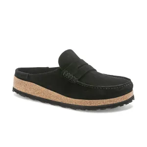 Naples Black Suede Leather