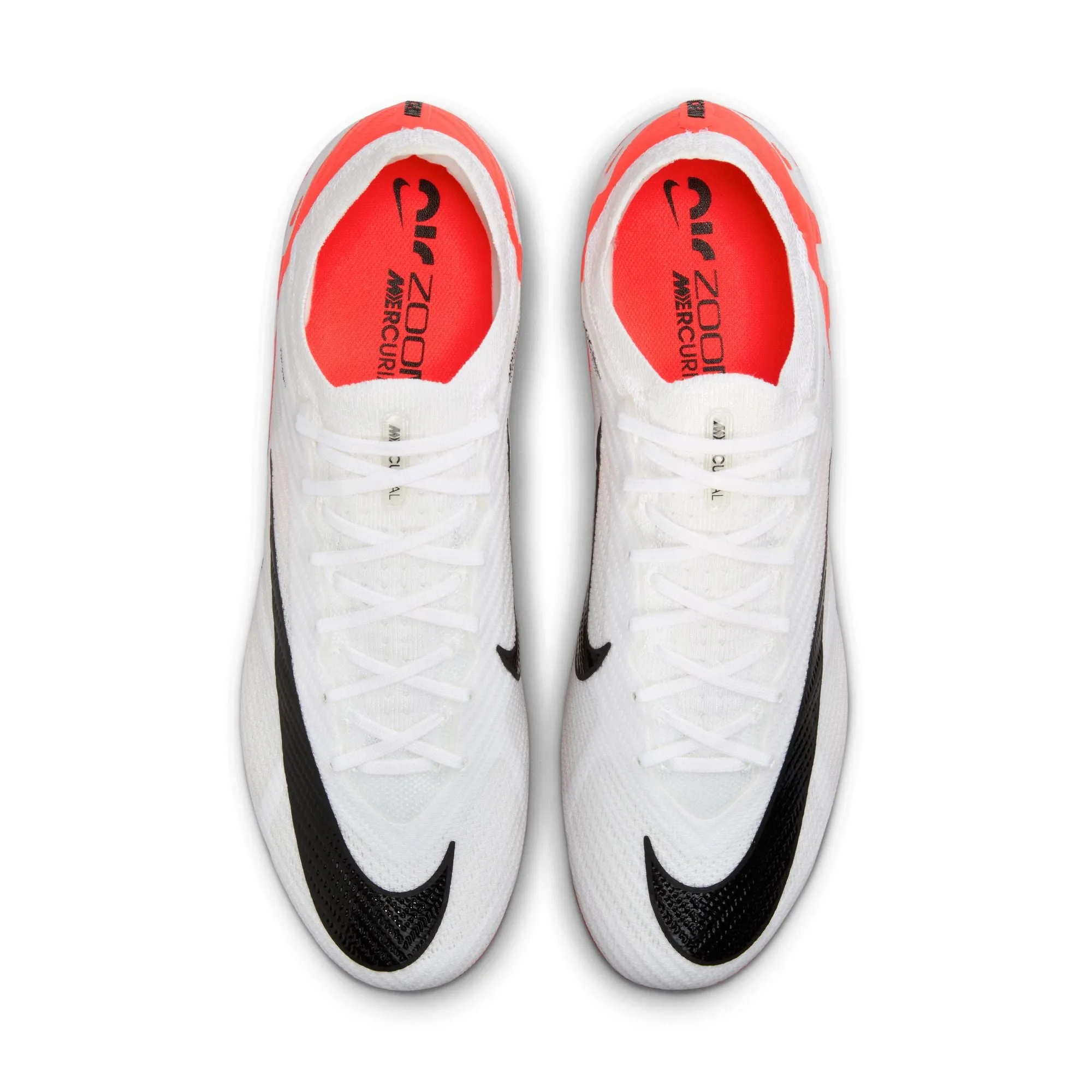 Nike Air Zoom Mercurial Vapor 15 Elite FG Firm Ground Soccer Cleat - Bright Crimson/Black/White