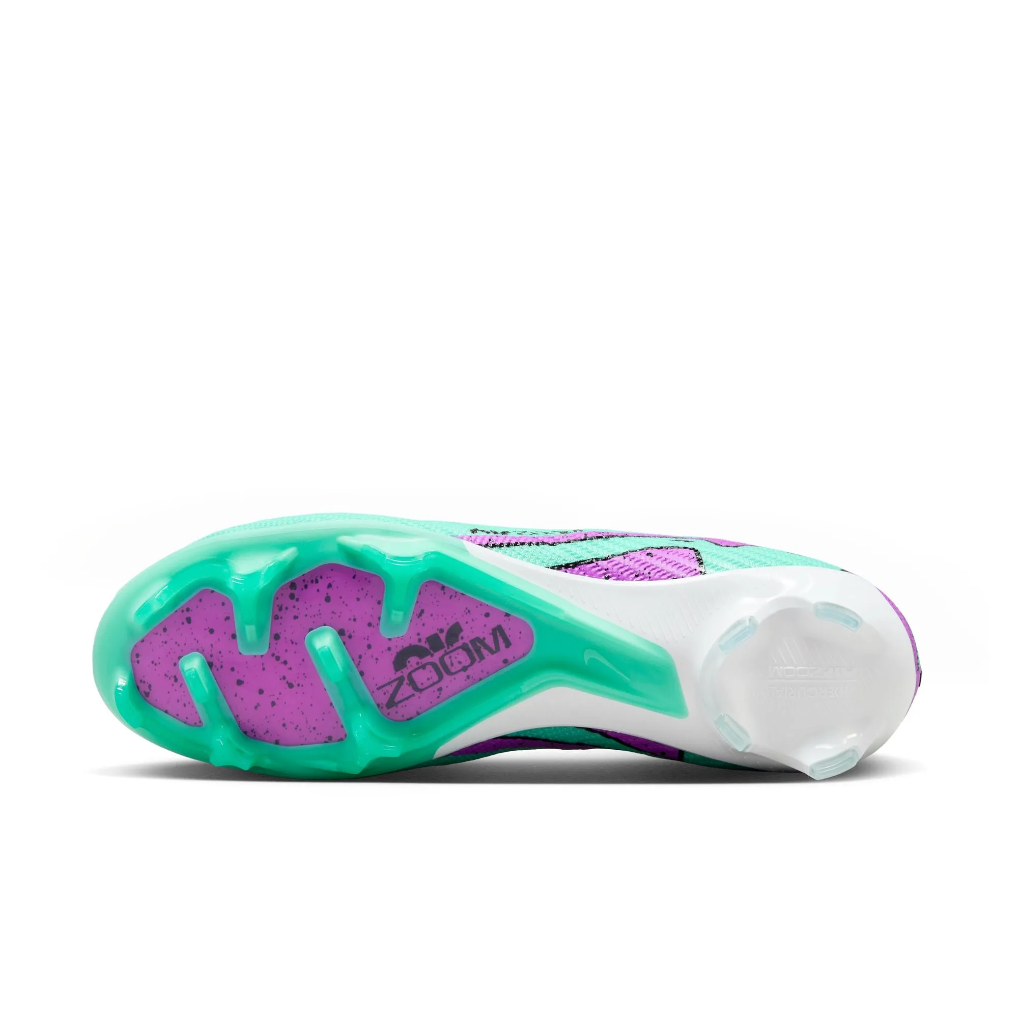 Nike Air Zoom Mercurial Vapor 15 Elite FG Firm Ground Soccer Cleat - Hyper Turquoise/Fuchsia Dream/Black/White