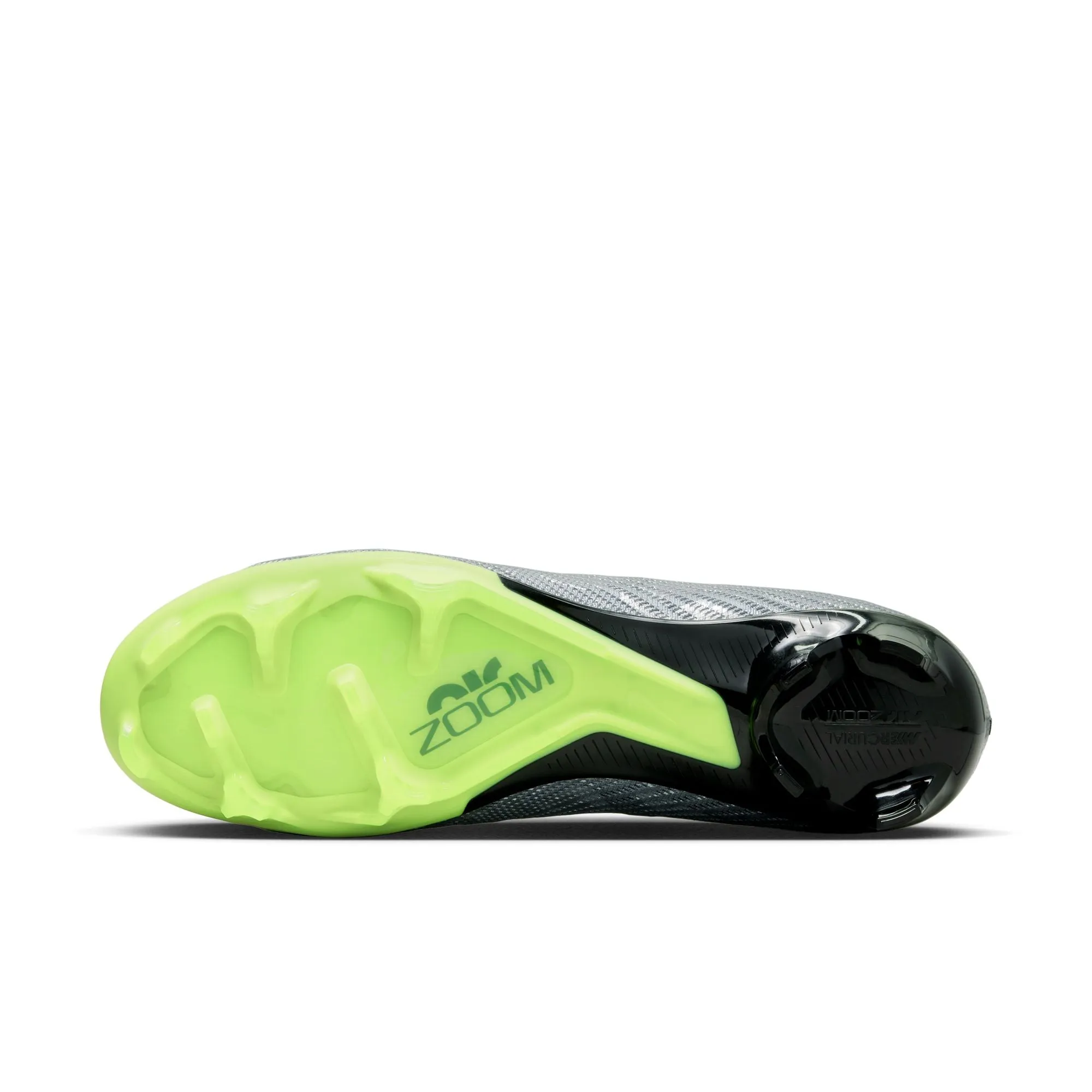 Nike Air Zoom Mercurial Vapor 15 Elite XXV FG Soccer Cleat - MetallicSilver/Volt/Black