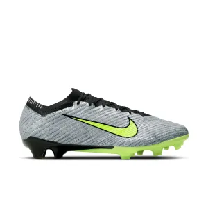 Nike Air Zoom Mercurial Vapor 15 Elite XXV FG Soccer Cleat - MetallicSilver/Volt/Black
