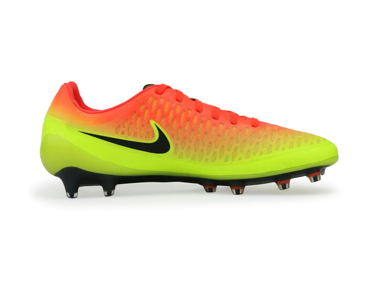 Nike Men's Magista Opus FG Total Crimson/Black Volt/Bright Citrus