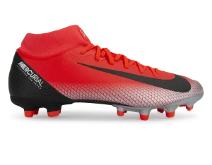 Nike Men's Mercurial CR7 Superfly 6 Academy MG Bright Crimson/Black