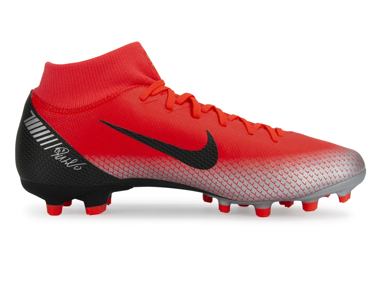 Nike Men's Mercurial CR7 Superfly 6 Academy MG Bright Crimson/Black