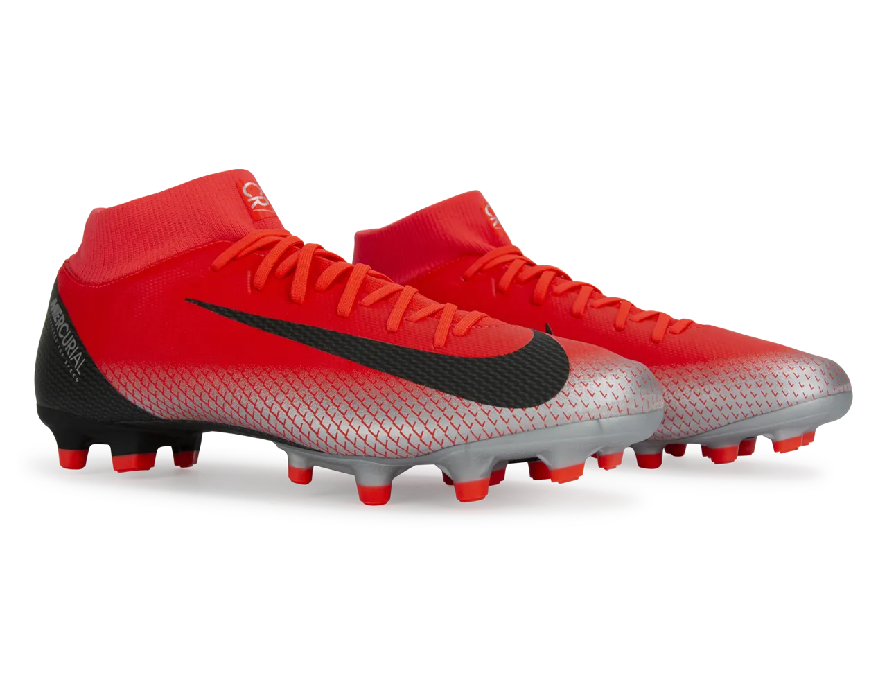 Nike Men's Mercurial CR7 Superfly 6 Academy MG Bright Crimson/Black