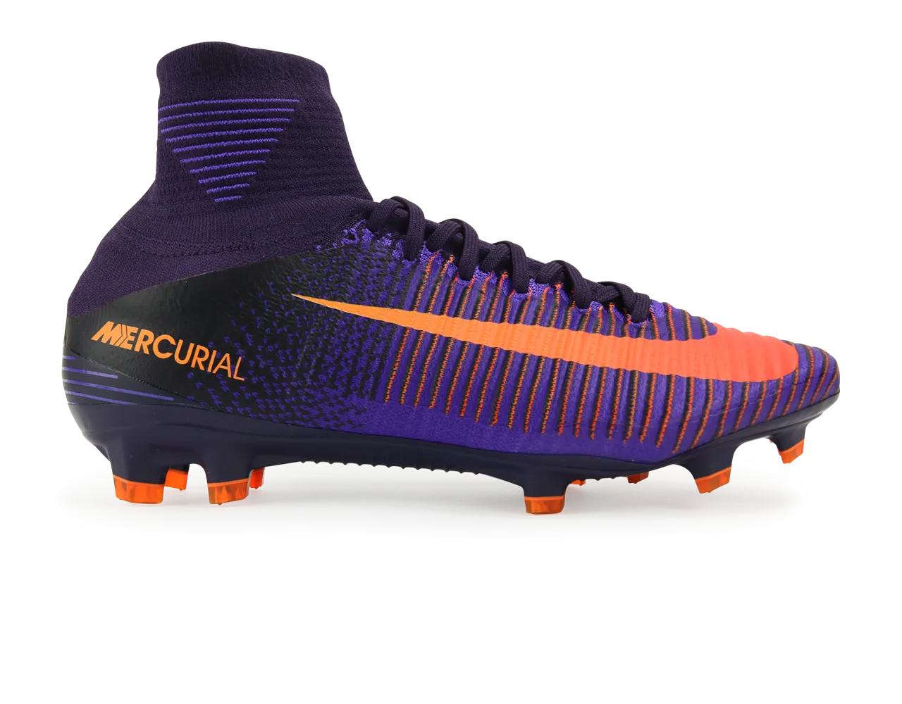 Nike Men's Mercurial Superfly V FG Purple Dynasty/Bright Citrus/Hyper Grape