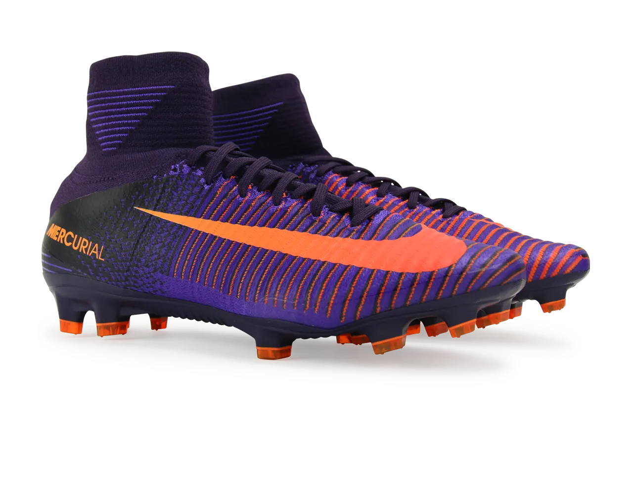Nike Men's Mercurial Superfly V FG Purple Dynasty/Bright Citrus/Hyper Grape