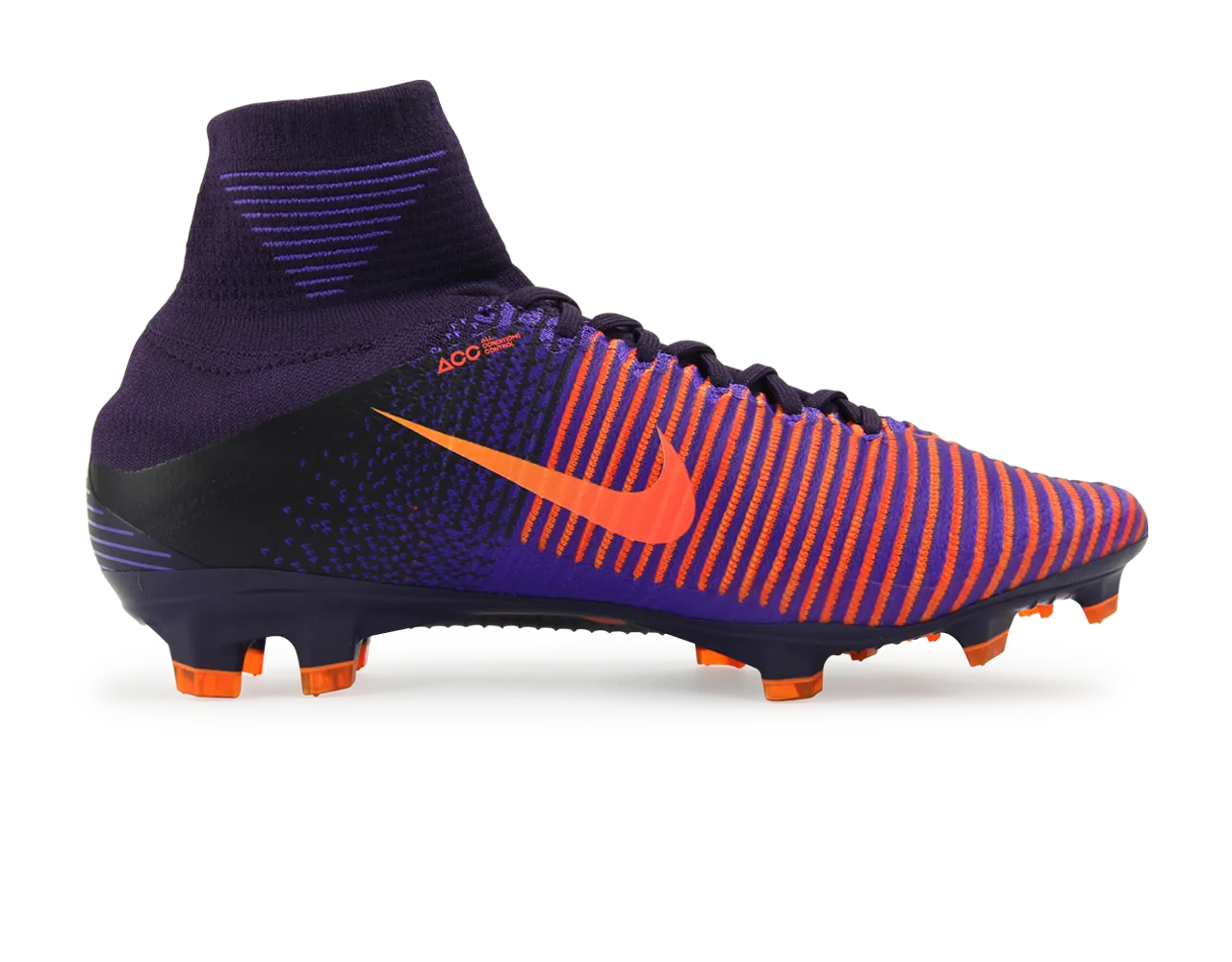 Nike Men's Mercurial Superfly V FG Purple Dynasty/Bright Citrus/Hyper Grape