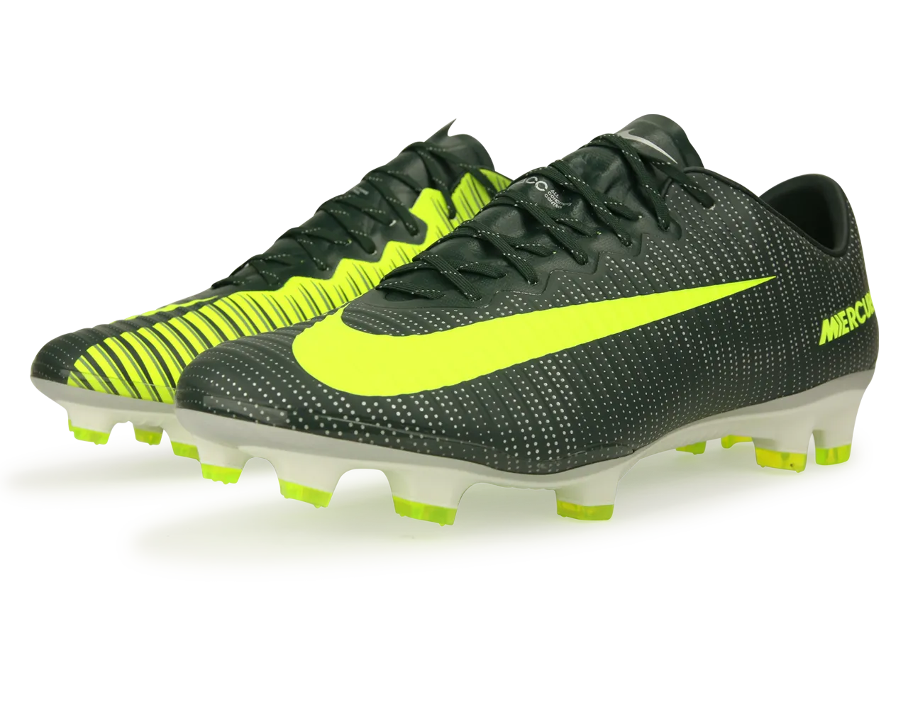 Nike Men's Mercurial Vapor XI CR7 FG Seaweed/Volt/Hasta/White