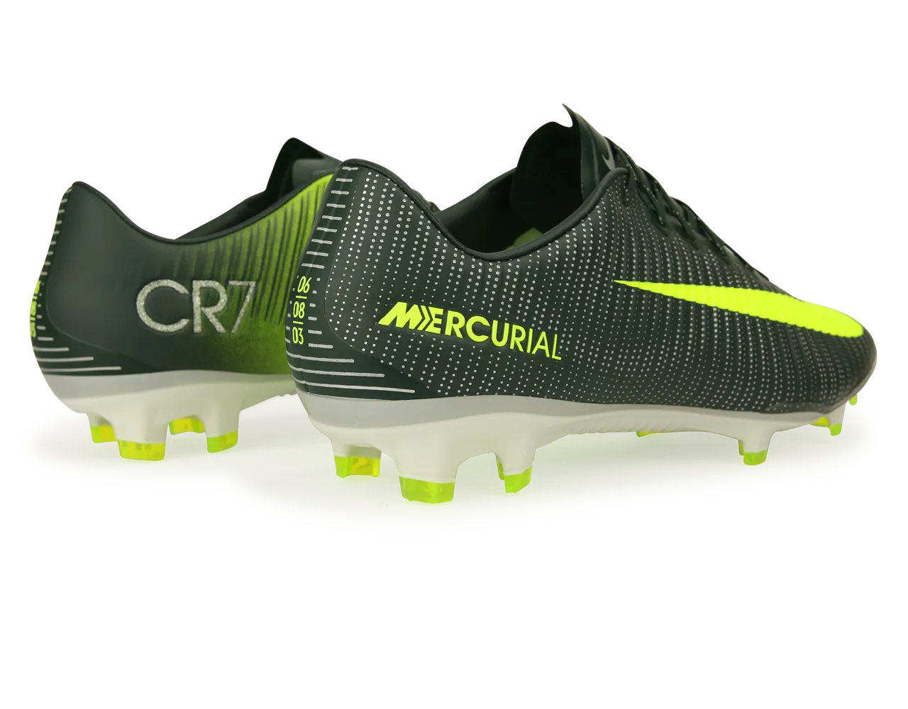Nike Men's Mercurial Vapor XI CR7 FG Seaweed/Volt/Hasta/White