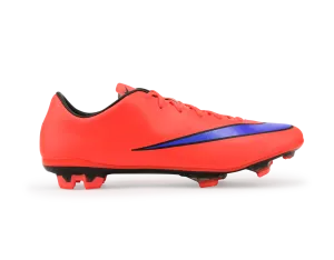 Nike Men's Mercurial Veloce II FG Bright Crimson/Poison Green