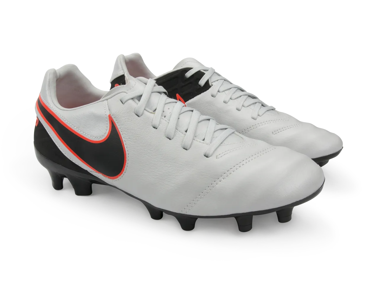 Nike Men's Tiempo Mystic V FG Pure Platinum/Black/Hyper Orange