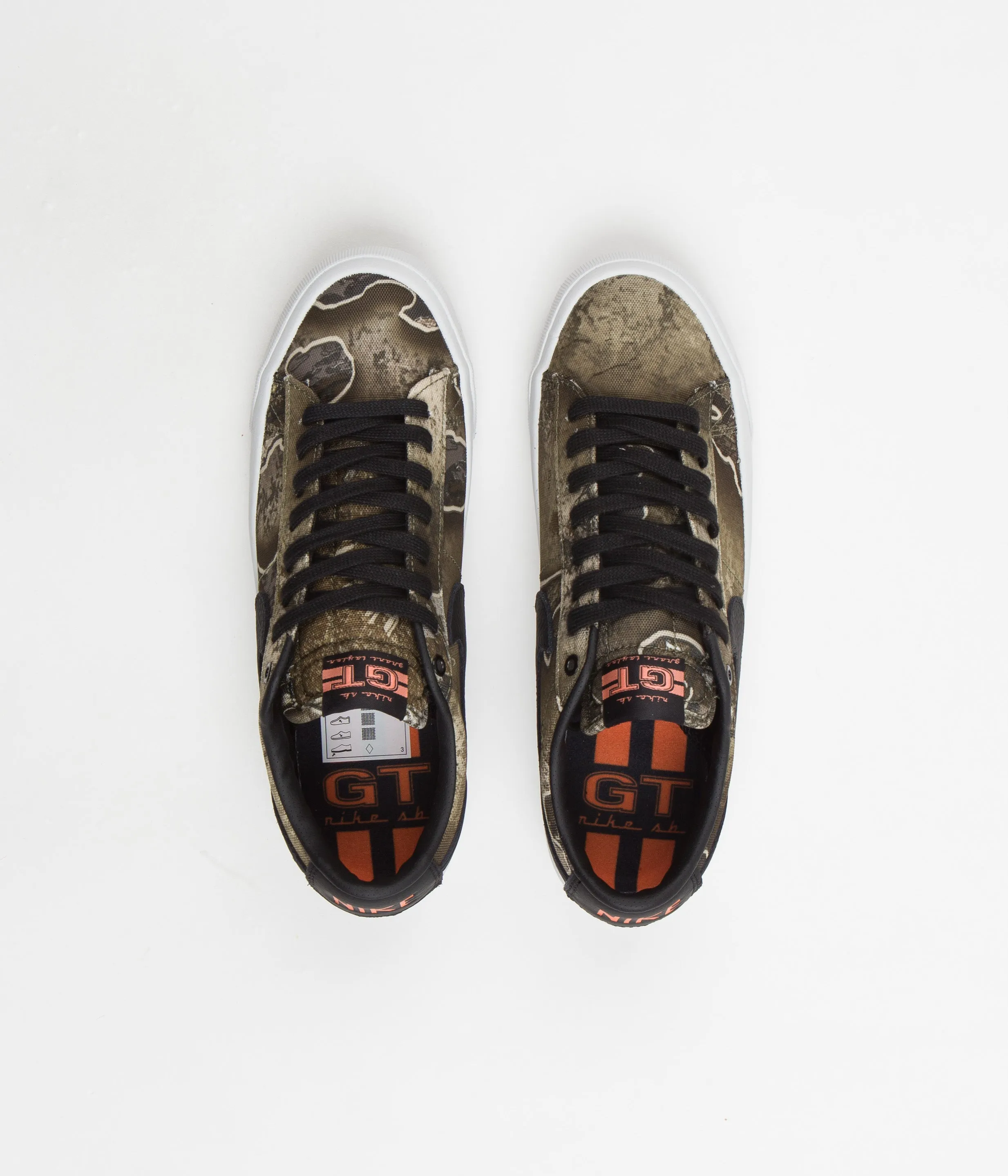 Nike SB Blazer Low Pro GT Premium Shoes - Black / Safety Orange - Black - Photon Dust