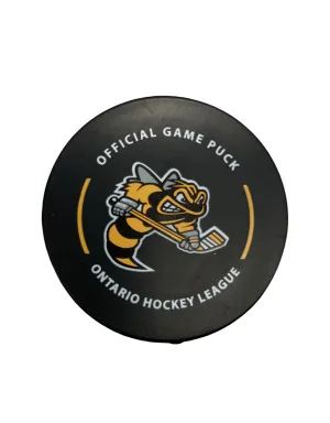 Official Sarnia Sting Game Puck