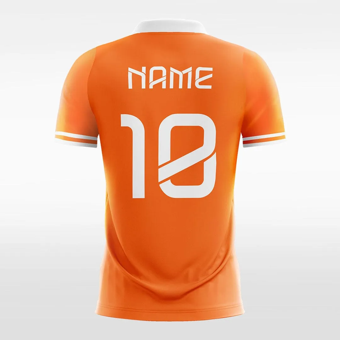 Orange Stripe - Women Custom Soccer Jerseys Design Classic