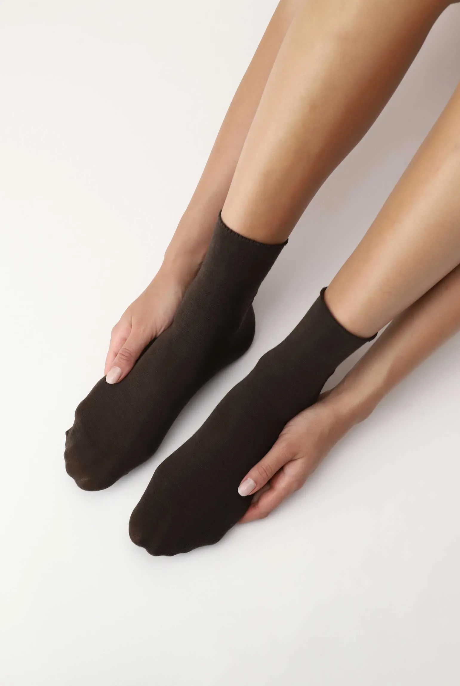 Oroblu Nives Fine Wool Soft Crew Socks