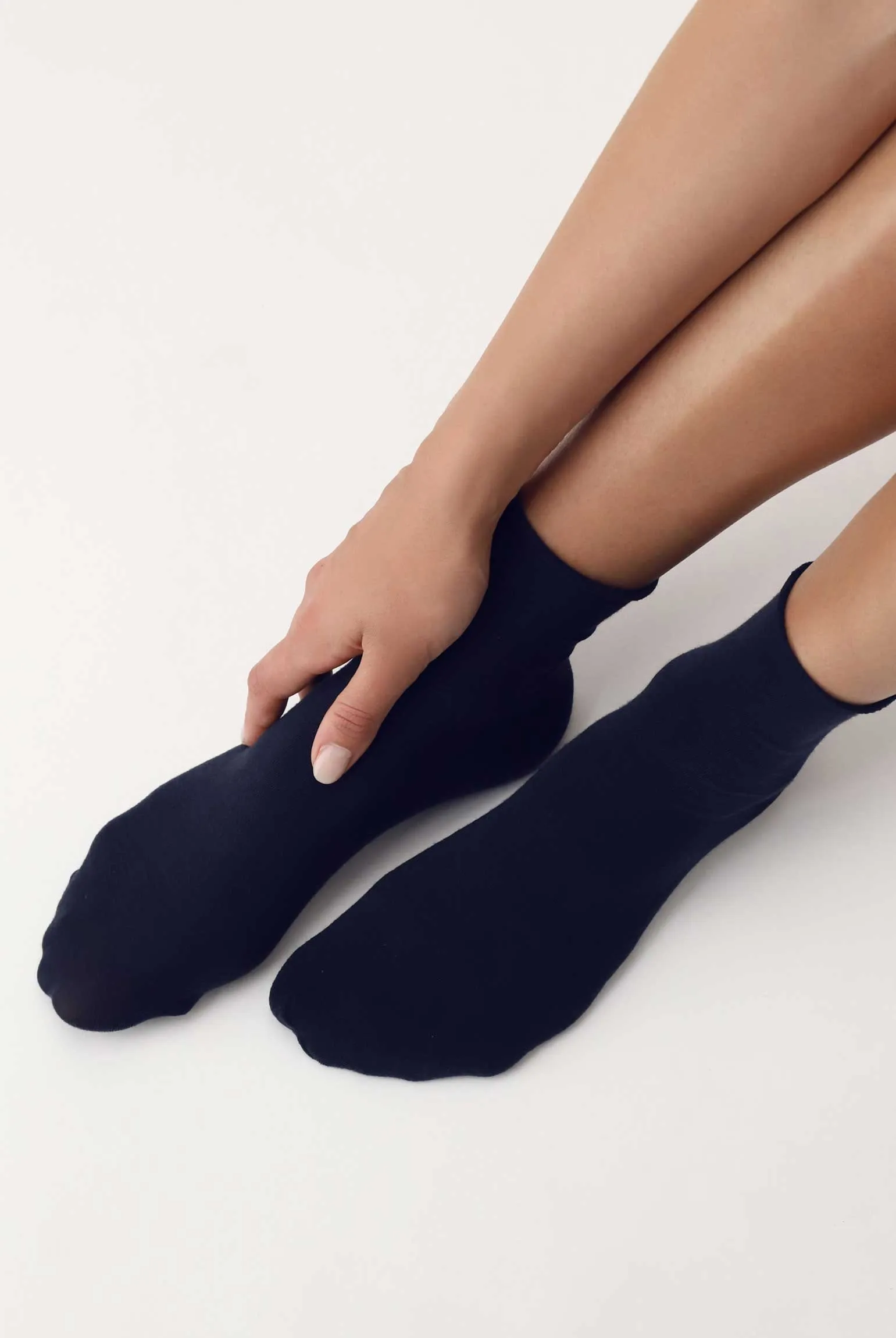Oroblu Nives Fine Wool Soft Crew Socks